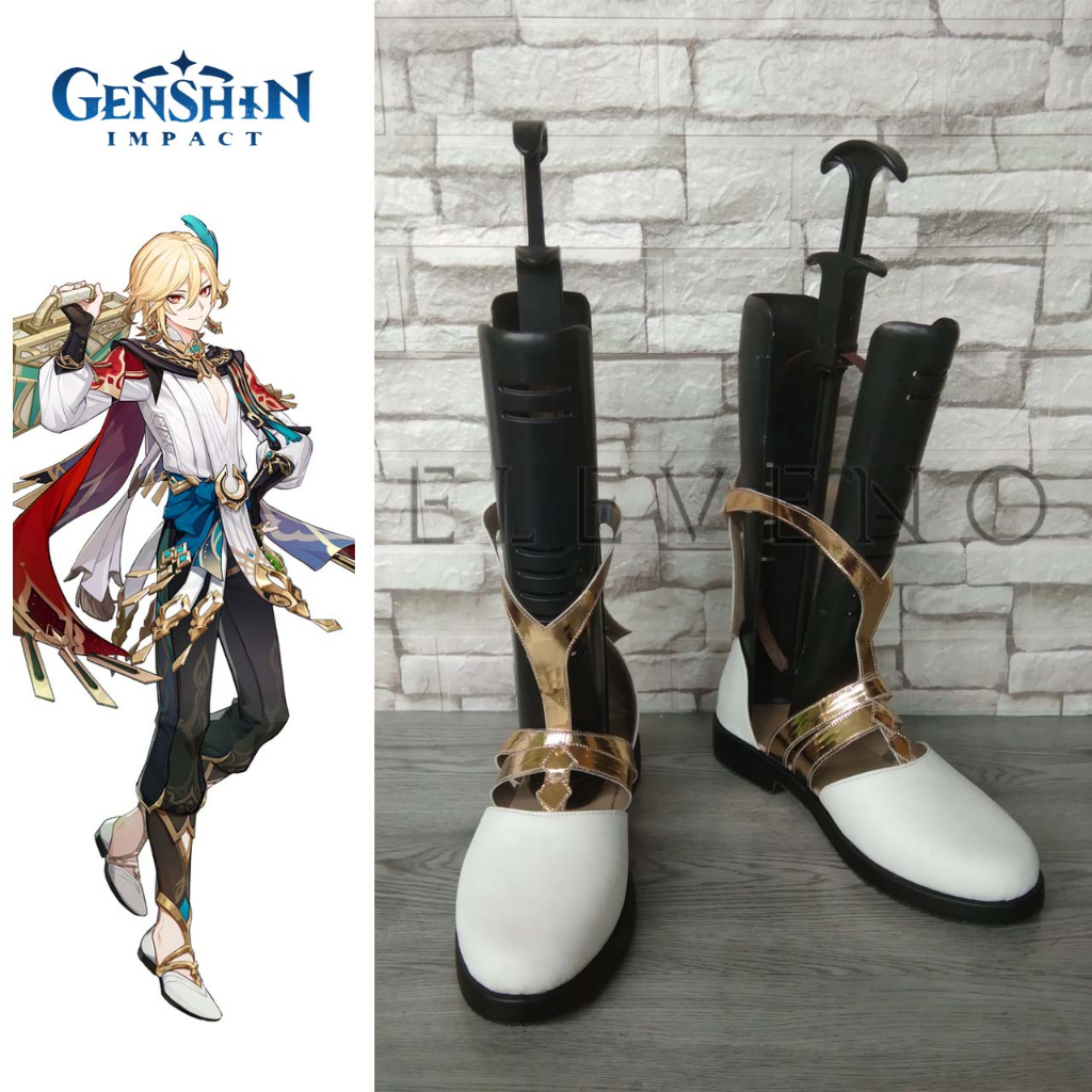 Sepatu Cosplay Genshin Impact Kaveh