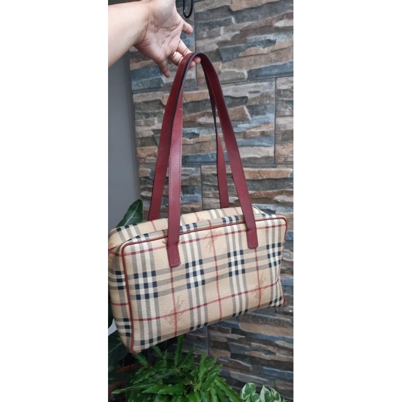 TAS PRELOVED BRANDED ORIGINAL - Totebag Burberry