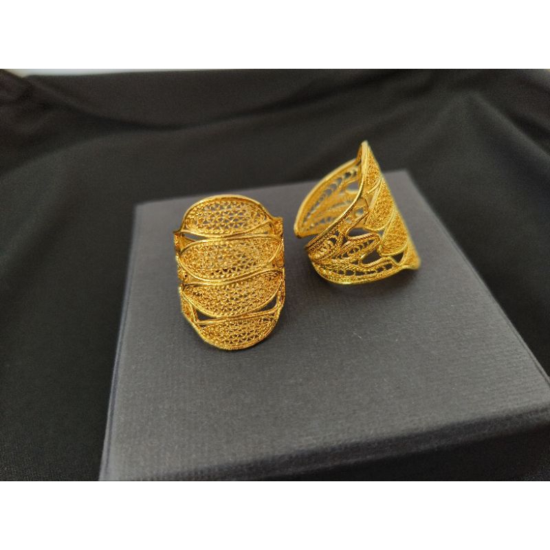 cincin kendari lapis emas 24k
