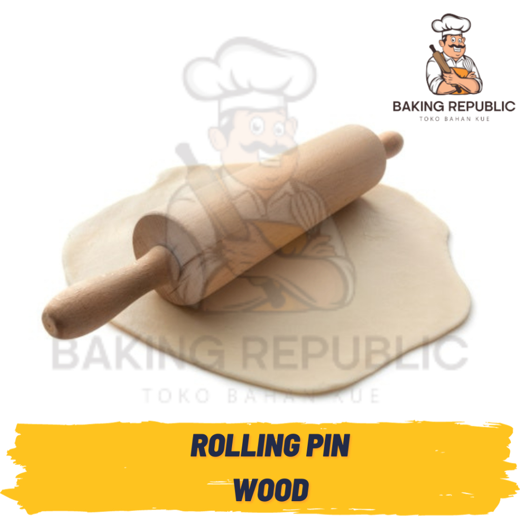 ROLLING PIN WOOD | ROLLING PIN KAYU | ROLLING PIN ADONAN | PENGHALUS ADONAN