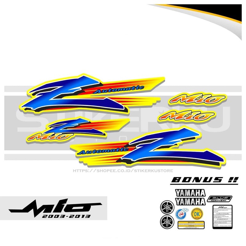 STRIPING MIO AMORE / THAILAND / STIKER AMORE /STICKER MIO AMORE