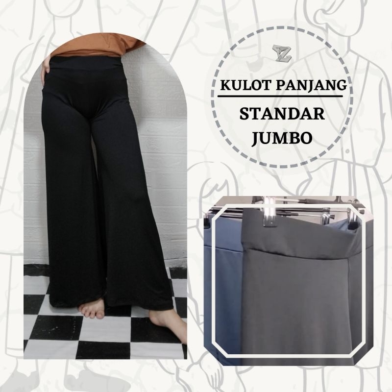 Kulot Jersey Wanita Standar & Jumbo