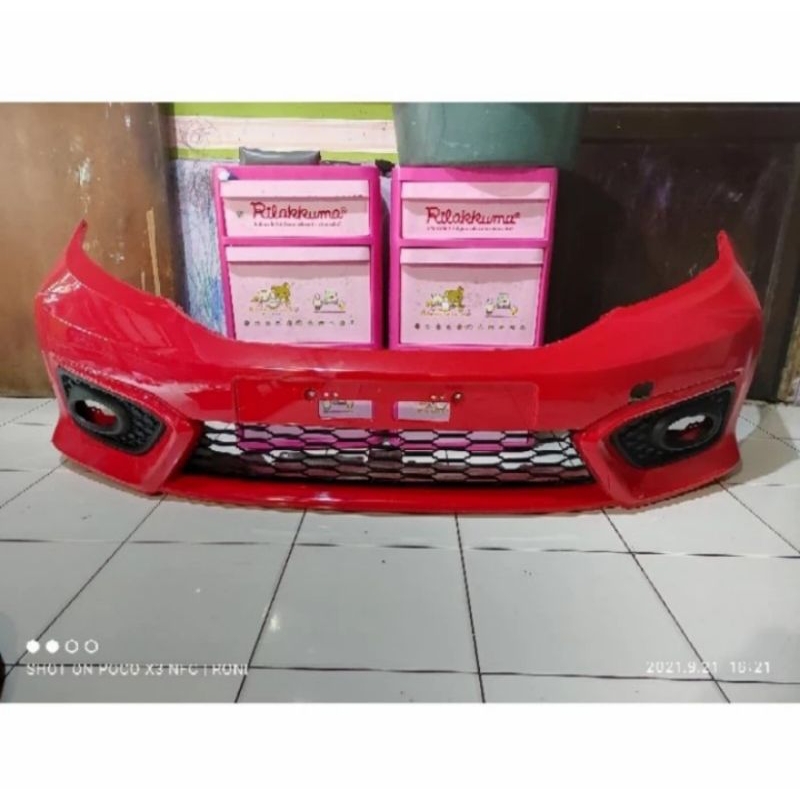 bumper depan brio 2016 2017