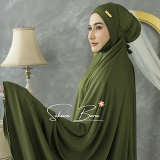 Mukena Jarsey Dewasa Penutup Dagu