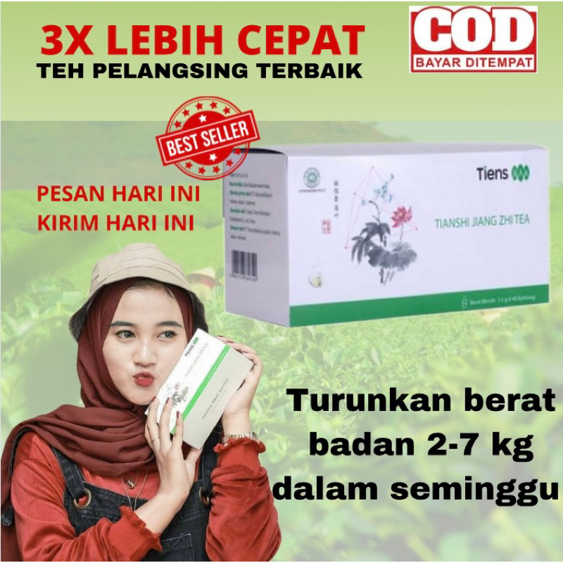 

Teh Jiang Zhi Tea pelangsing badan ampuh bpom / teh penghancur lemak