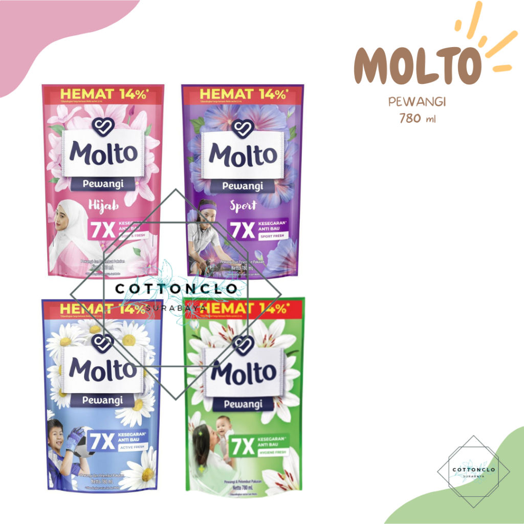 Molto Pewangi Pakaian 780ml