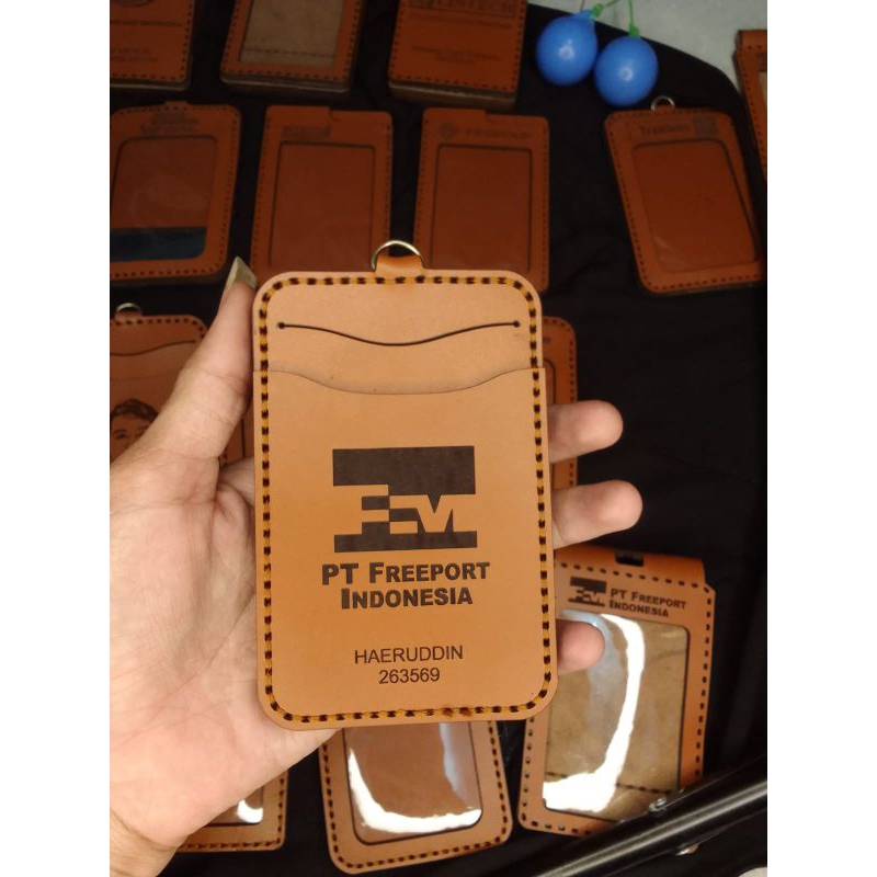 

ID Card Holder Custom Pt Freeport + free penjepit saku