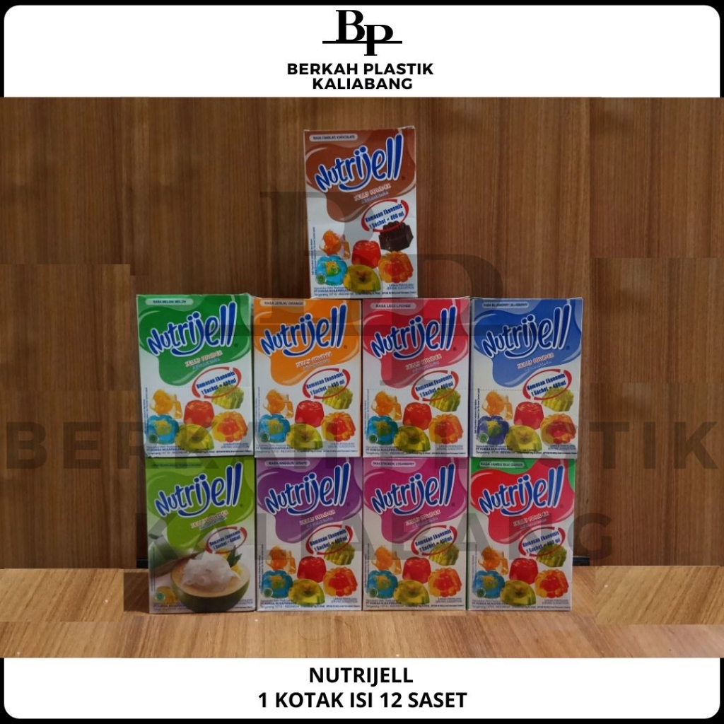 

Nutrijell Jelly Powder Ekonomis 1 Kotak Isi 12 Pcs All Varian Buah/Coklat