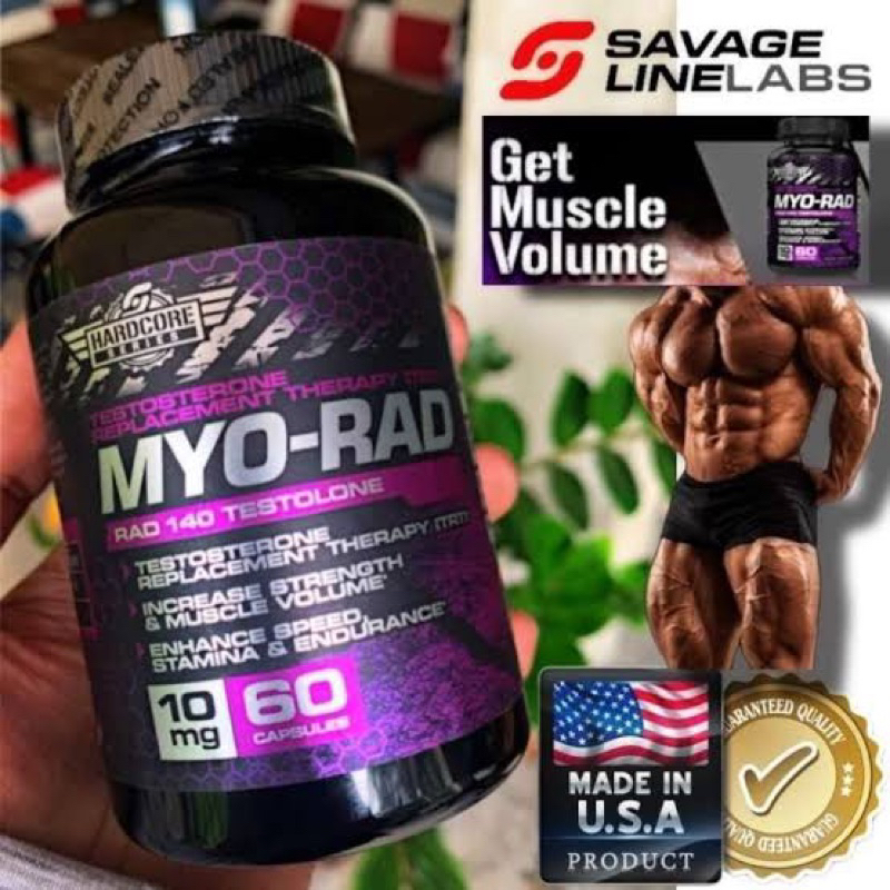 [ Best SARMs for Male ] MYO RAD - RAD140 Quality SARMs by Savageline Labs USA - Bulking