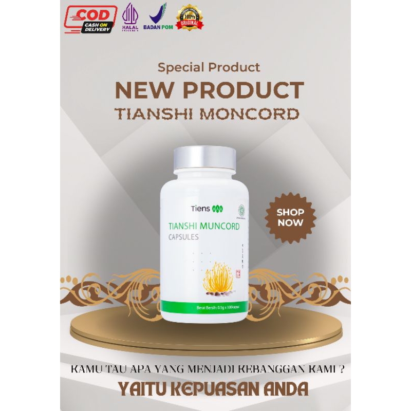 MONCORD CORDYCEPS IMUNITAS PRIA DEWASA KUAT TERBAIK ( 10 KAPSUL ) SUPPLEMENT OBAT HERBAL TAHAN LAMA 
