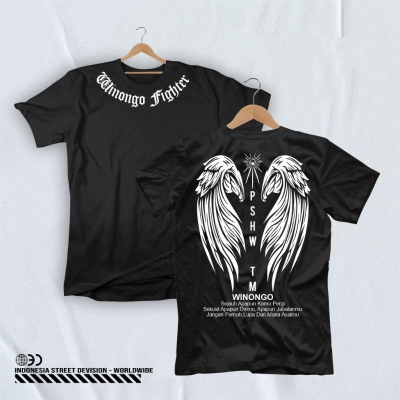 KAOS T-SHIRT PSHW WINONGO FIGHTER TERBARU