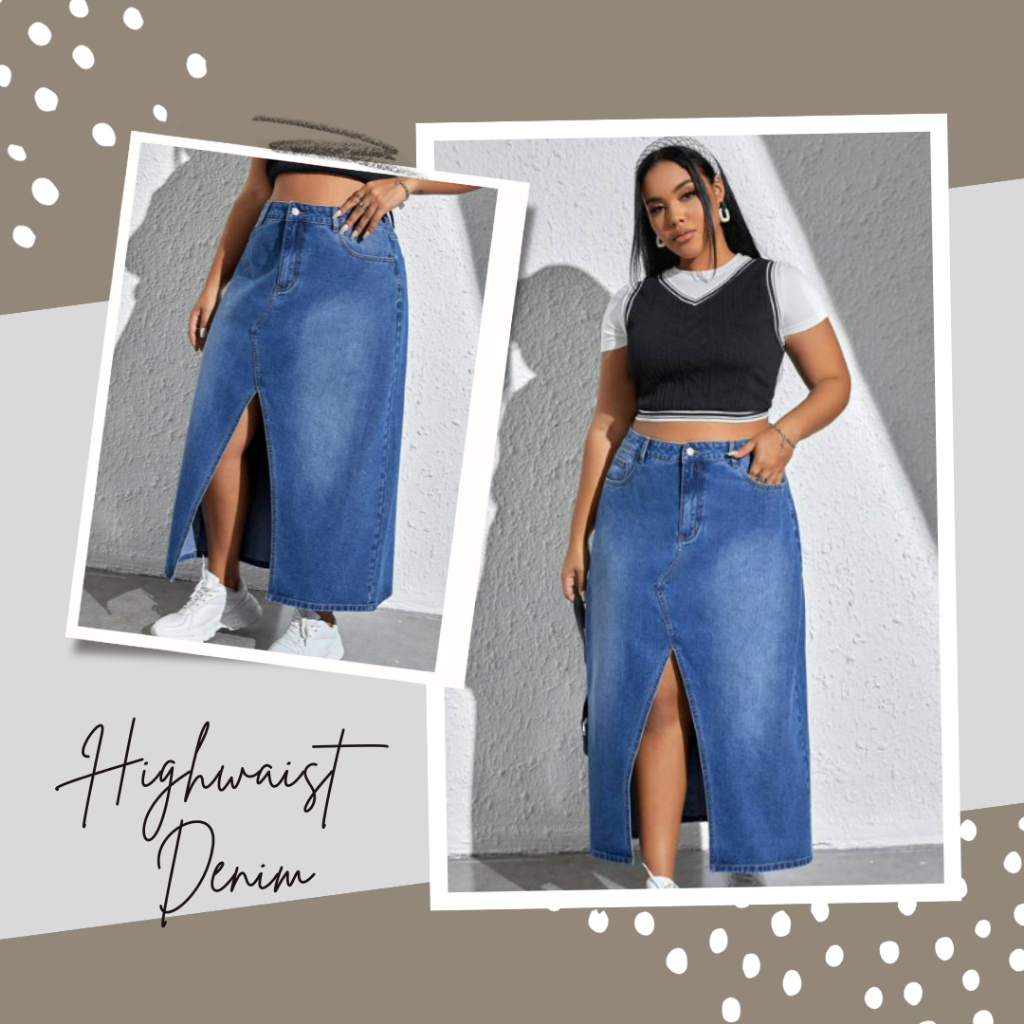 Rok Jeans Korea Style Highwaist