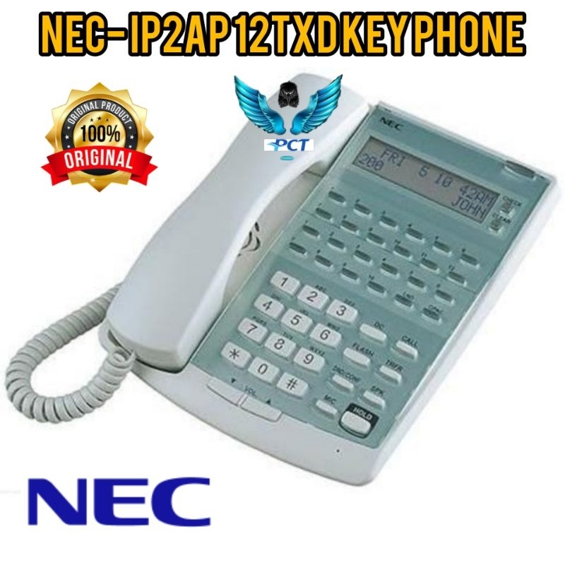 Telephone NEC IP2AP -12TX TXD Digital topazSuport untuk PABX NEC TOPAZ IP2AP, SL1000