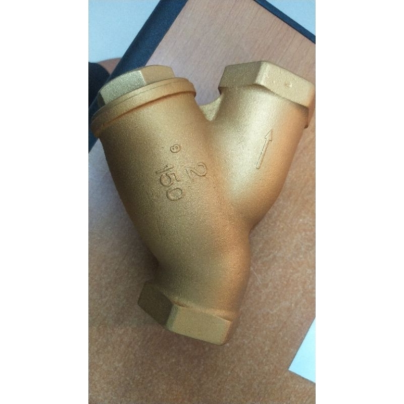 Y Strainer Kuningan Kitz 2" inch Kuningan brass