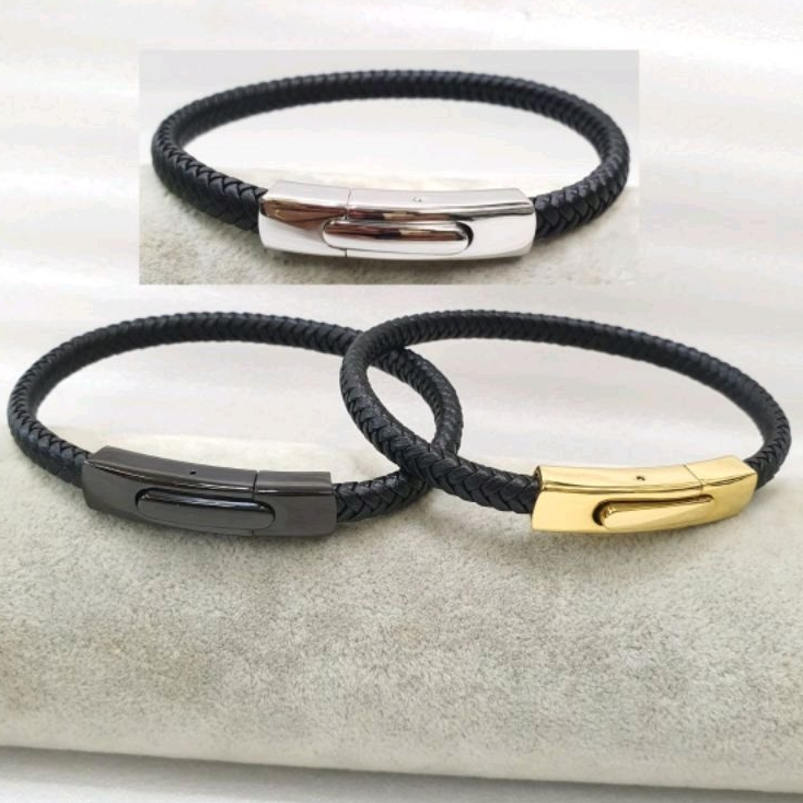 Gelang Kulit Pria Original High Quality