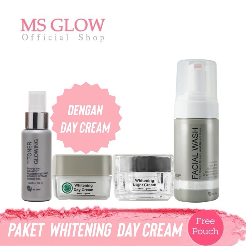 MS Glow Paket Whitening - Paket Whitening Ms Glow Original