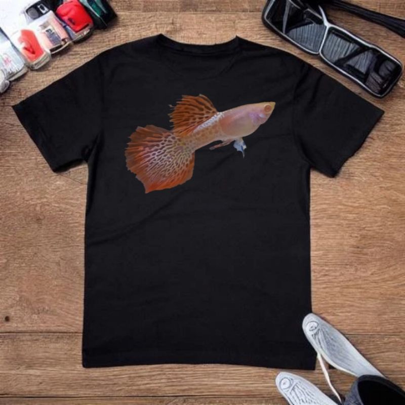 Guppy Albino Metal Red Lace