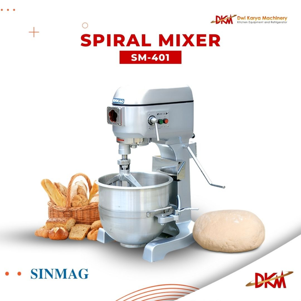 Planetary Mixer Sinmag SM-401 / Mixer Taiwan