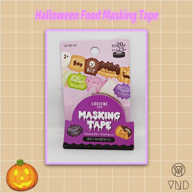 

Halloween Food Masking Tape ORI Japan