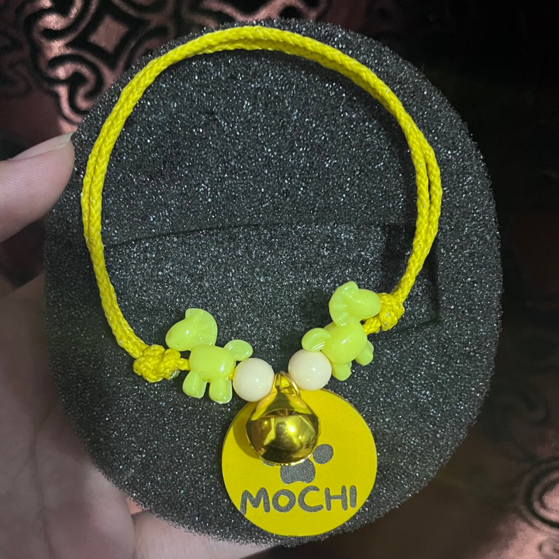 Kalung kucing prusik polos custom nama alamat no hp