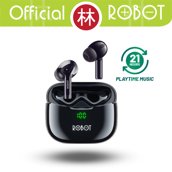 Robot Airbuds T30 PLUS TWS Wireless Earphone Original BT 5.3 New T30