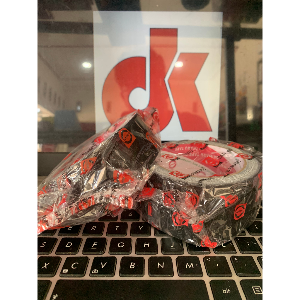 LAKBAN KAIN HITAM DAIMARU 24 MM (TANGGUNG) 48 MM (BESAR)