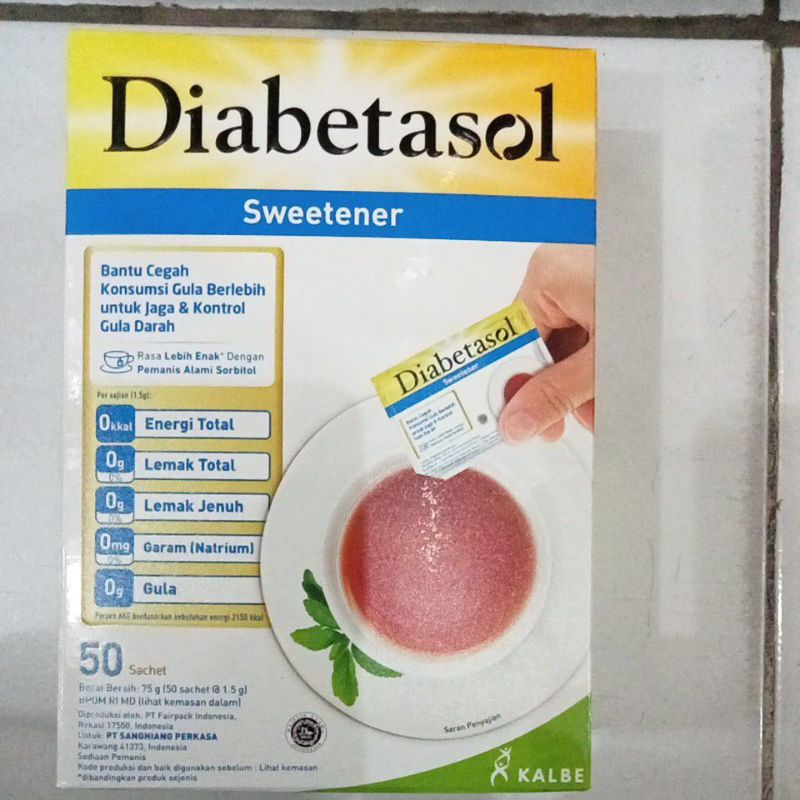 

DIABETASOL SWEETENER 50'S