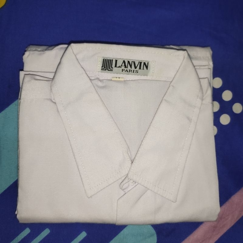 KEMEJA PUTIH OSPEK 2 EMBLEM / 2 SAKU ATAS