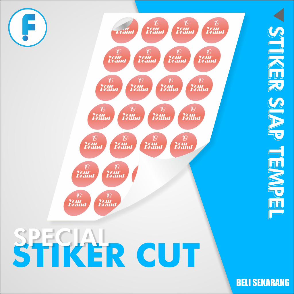 

stiker olshop stiker custom murah free design | stiker cattering cutting | stiker terima kasih isi 100pcs
