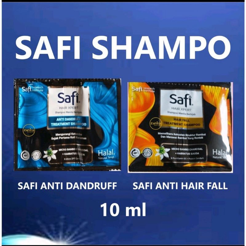 Dapat 12 sachet Safi Shampo Renceng Hair Xpert Treatment Anti Dandruff / Anti Hairfall Shampo Safi