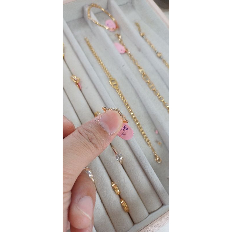 Cincin aurel Emas Asli 8K