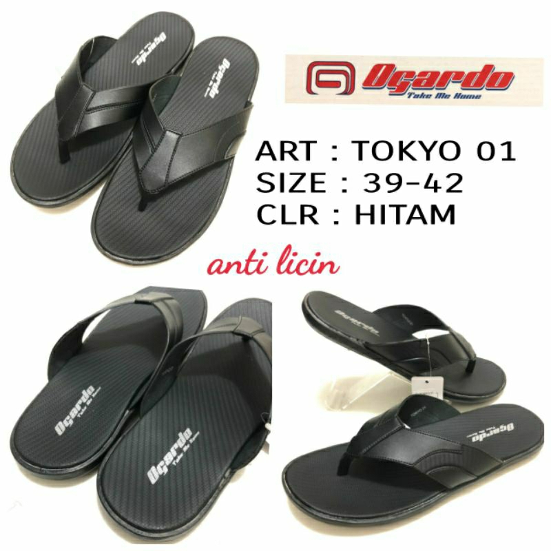Sandal Japit Pria Dewasa Original Ogardo Tokyo 01 Size 39-42 Sandal Japit Termurah