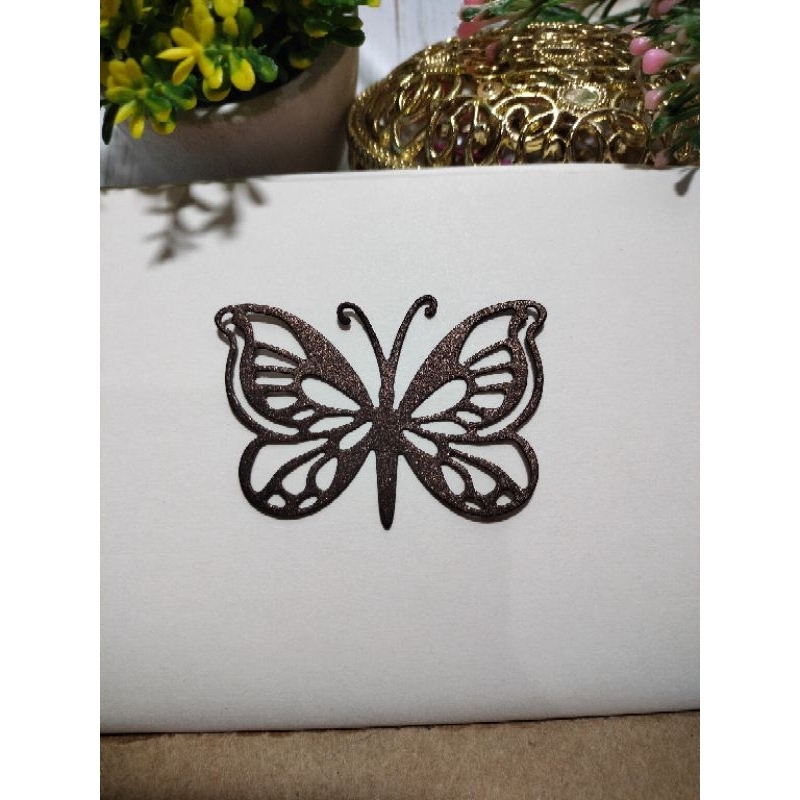 

die cut diecut kupu-kupu untuk journal journaling bujo bullet journals ephemera aesthetic