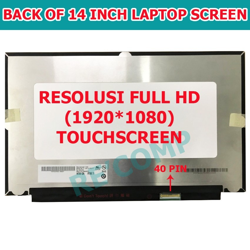 LED LCD HP ELITEBOOK 840 G5 840 G6 SERIES14 INCH FULL HD IPS