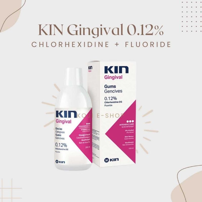 KIN Obat Kumur Gingival Mouthwash (Chlorhexidine)