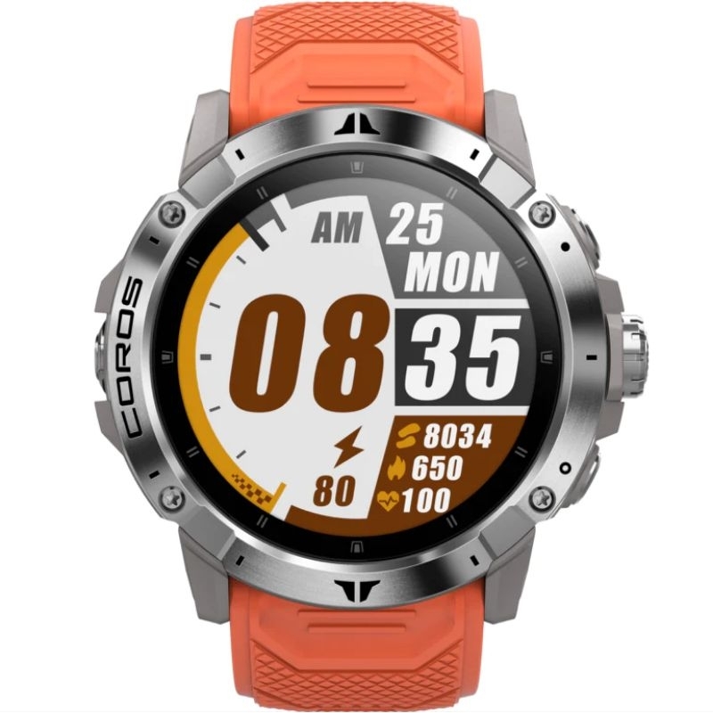 Jam Tangan Coros VERTIX 2 GPS Adventure Watch ORIGINAL - Lava Red - Garansi resmi Coros 2 thn
