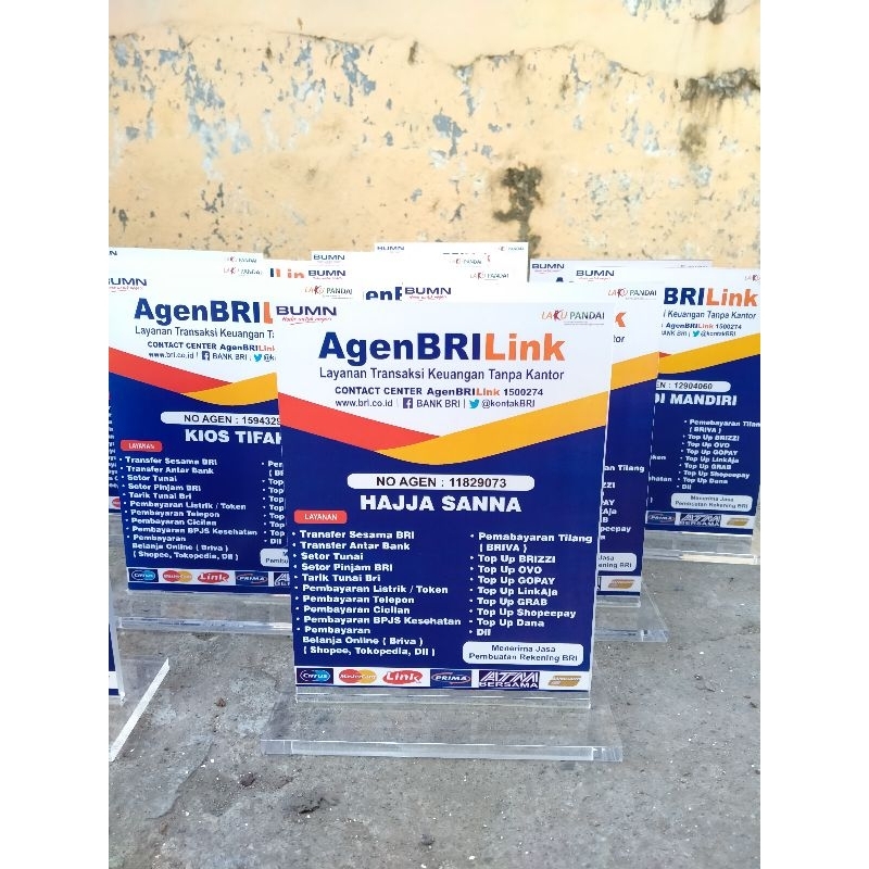 

AKRILIK PAPAN MEJA BANK BISA REQUEST