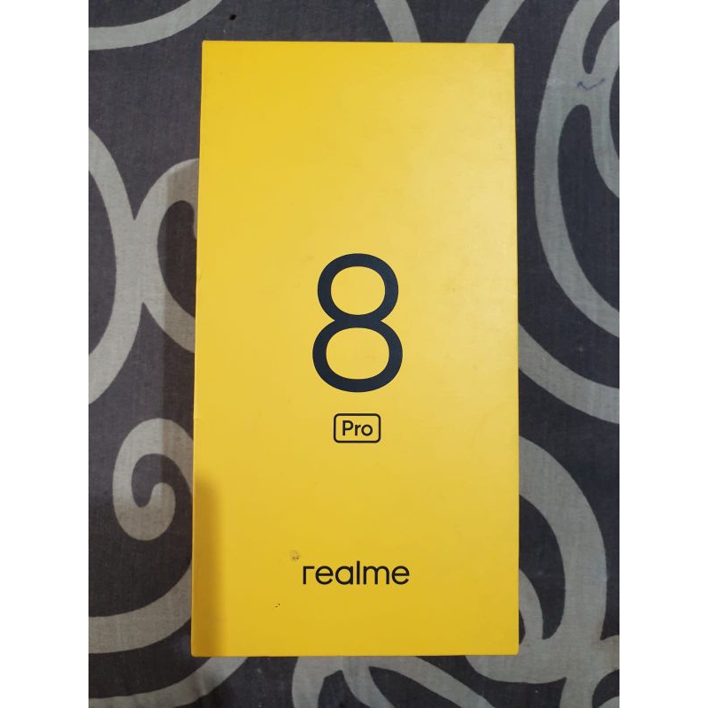 kardus second realme 8 pro original bawaan handphone