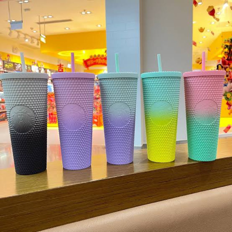 starbucks tumbler ombre studded cold cup