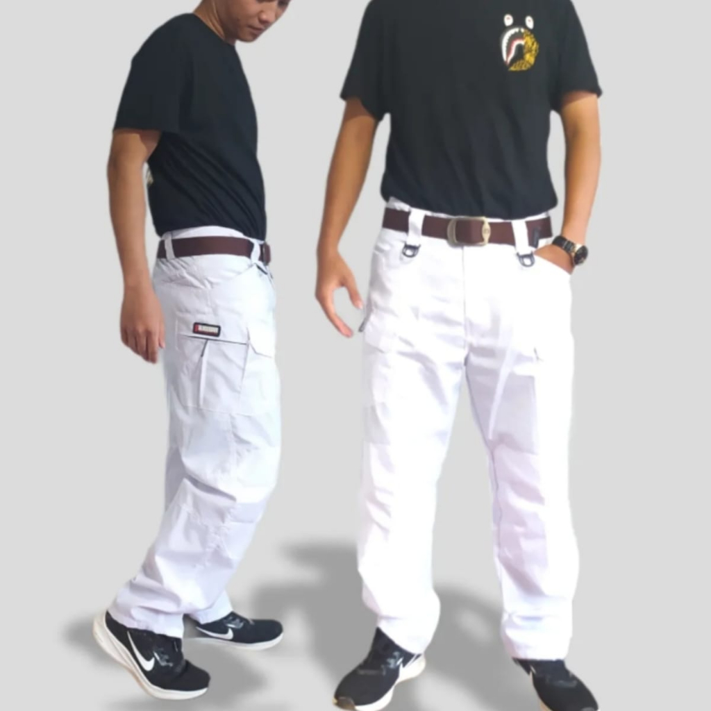 CELANA TACTICAL PANJANG PDL OUTDOR PUTIH