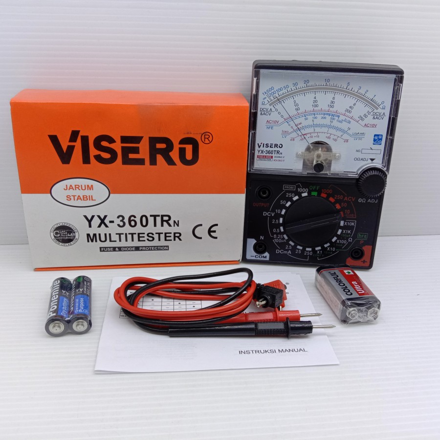 MULTITESTER ANALOG JARUM VISERO YX-360TRN MULTIMETER AVOMETER YX360TRN