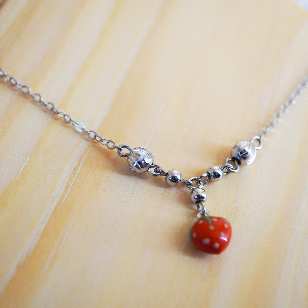 NorthSky - Kalung Perak Anak Terlaris Kalung Anak Perak Strawberry