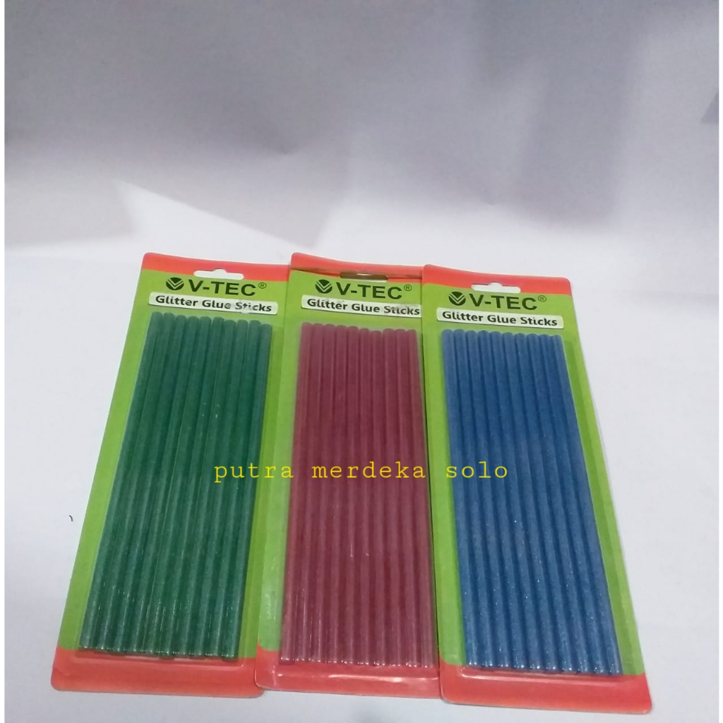 

REFILL LEM TEMBAK Warna Bening HItam Merah Biru Kecil Besar