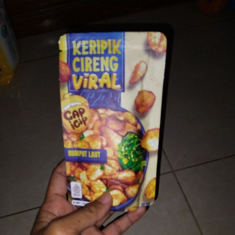 

Keripik Cireng varian rumput laut 50gr