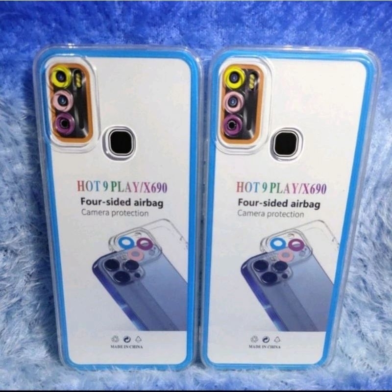 Softcase Silikon INFINIX -HOT 9/ HOT 9 PLAY Clear Case Bening Casing full pelindung