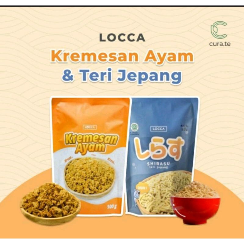 

LOCCA - Teri Oven Jepang dan Kremesan Ayam | Taburan cemilan snack anak