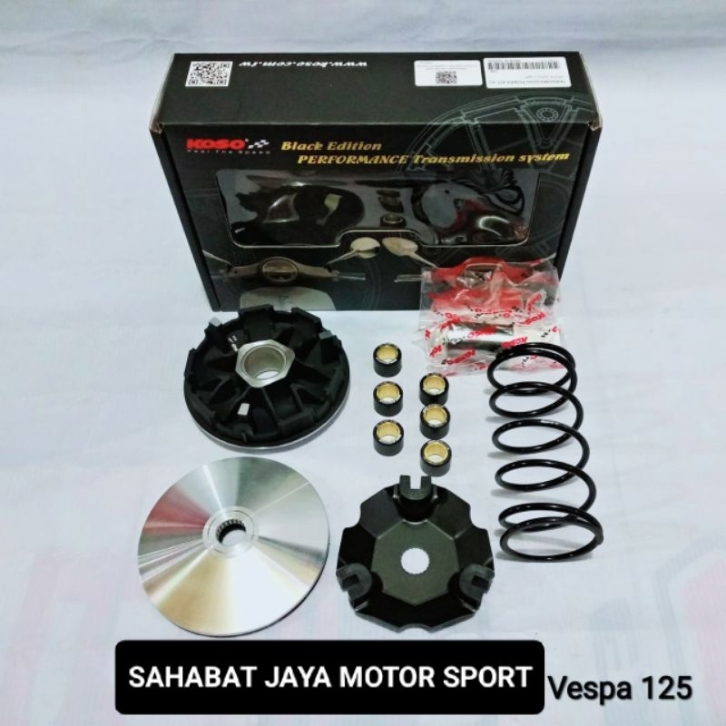 Rumah Pulley Cvt Set Koso V2 Vespa 125