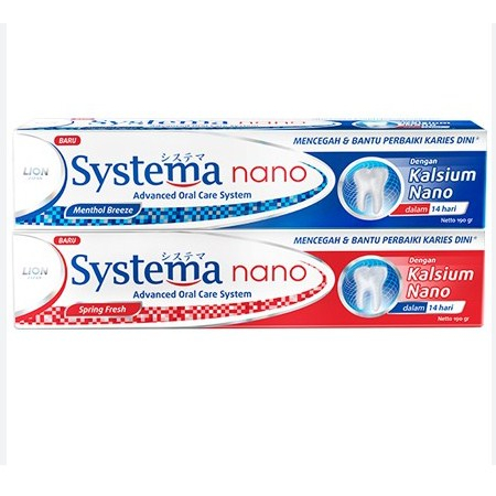 PASTA GIGI SYSTEMA KALSIUM NANO 190GR | PASTI GIGI SYSTEMA