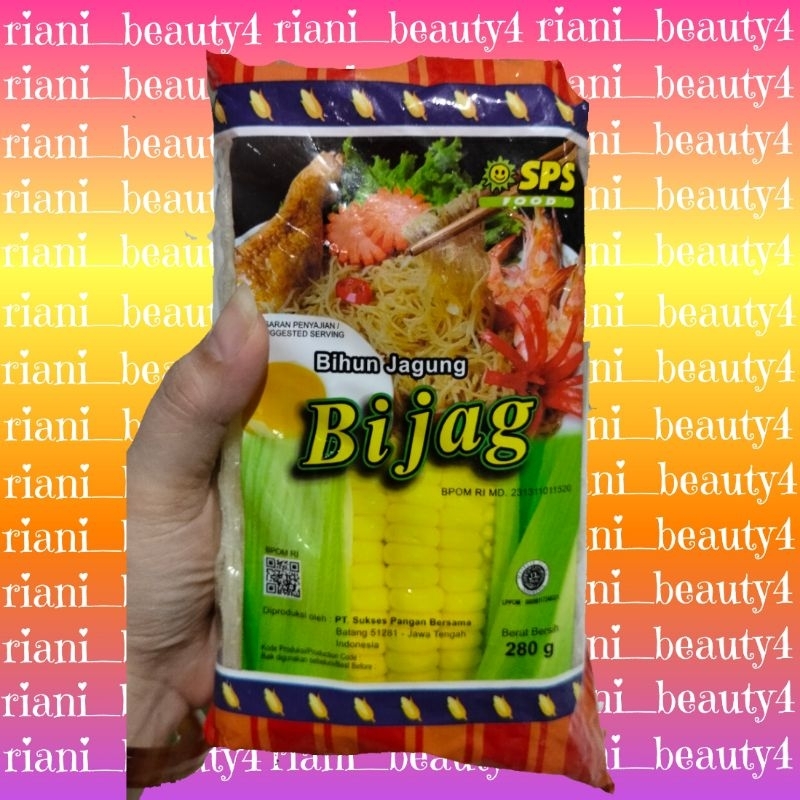 

BIJAG / BIHUN JAGUNG BERAT BERSIH 280gr
