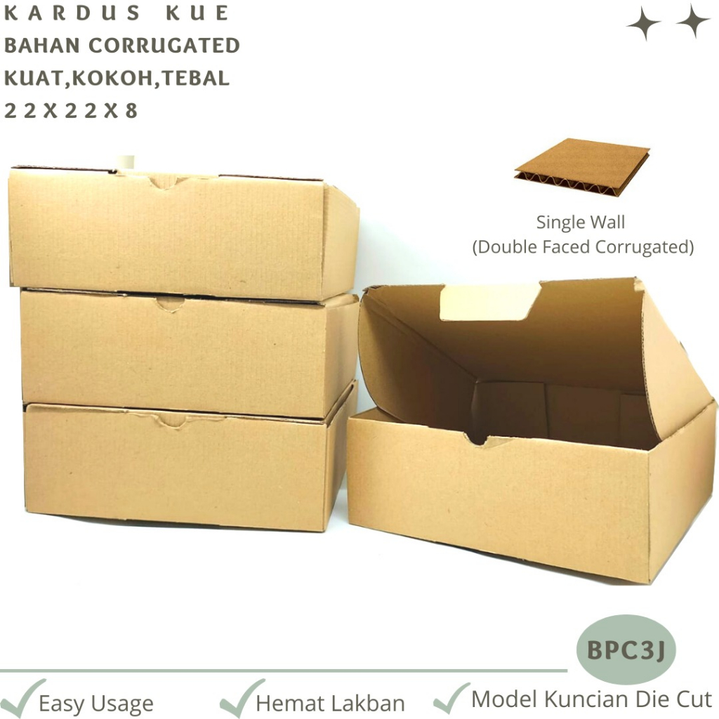 

Kardus Pizza 20x22x8 Dus Corrugated Kotak Pizza 22x22 Kardus Packing (B.PC3J)